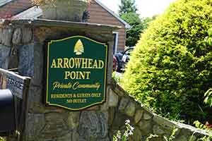 arrowhead point on candlewood lake